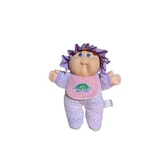 VINTAGE 1988 CABBAGE PATCH KIDS BABYLAND STUFFED ANIMAL PLUSH GIRL DOLL RATTLE